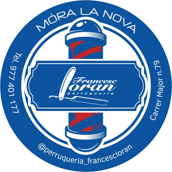 Logotip a color de Francesc Loran Perruqueria.