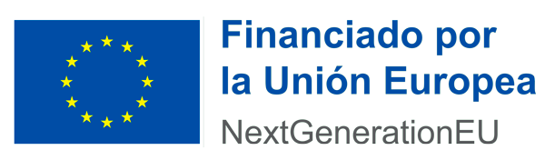 Logo Financiado por la Unión Europea, Next GenerationEU.